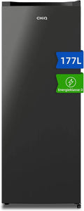 CHiQ CSD208D4D, Mrazničky, 177 L stand- by mrazák, třída energie D, nízká mráz, Černá, 177 L, 540 × 550 × 1440mm, 153 kW, 39 dB