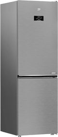 Beko B5RCNE365HXB, Kombinované chladničky s mrazákem, freestanding lednice-mrazák, velká lednička, 316 l, NoFrost, hladký Fit: 90, Stříbrná