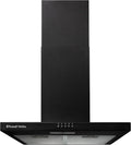 Russell Hobbs RHTCH600B1B, Nástěnné digestoře, Ohnivá kapota, 60 cm, T- tvar, kuchyň, ventilátor výfuku v černé barvě, 3, Černá