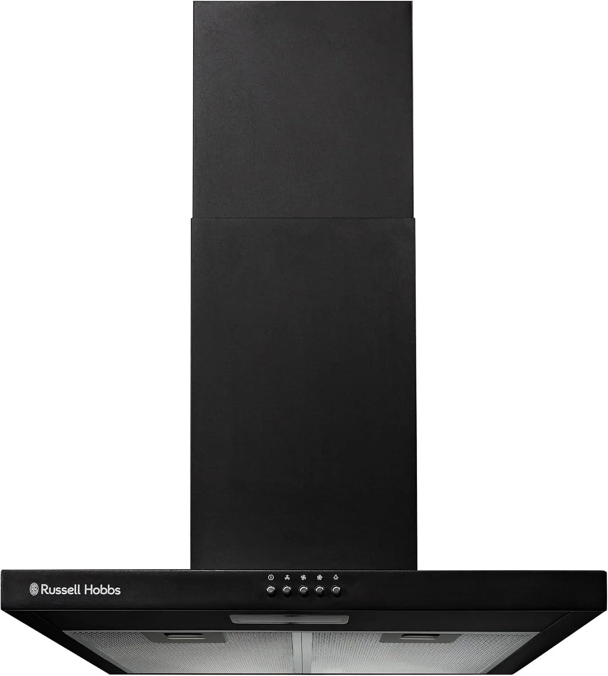 Russell Hobbs RHTCH600B1B, Nástěnné digestoře, Ohnivá kapota, 60 cm, T- tvar, kuchyň, ventilátor výfuku v černé barvě, 3, Černá
