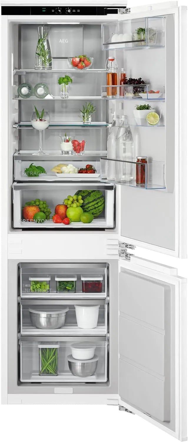 AEG TSC8M18WCC, Kombinované chladničky s mrazákem, built- in lednice- mrazák kombinace 178cm, série 8000 360 ° Chlazení: optimální, Bílá, 178cm