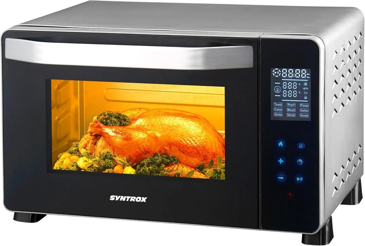 Syntrox Germany, Mini trouby, Syntrox Německo 25 l Touch Mini Saltillo, Černá / stříbrná, 25 l, 1500 w