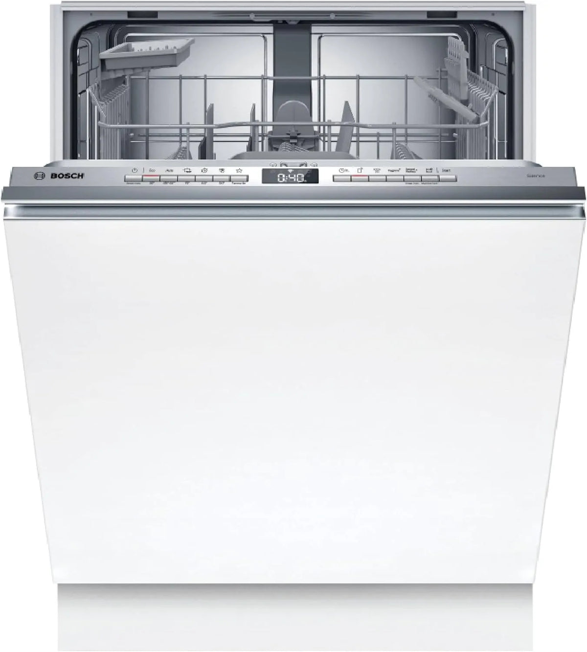 Bosch SMV4HTX15E, Myčky nádobí, 60 cm, ová řada 4 Smart Plně integrovaná myčka nádobí 60 cm, Stříbrná, 81, 5 cm, 55 cm