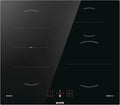 Gorenje GI621FMC, Varné desky, indukční kuchařka / sklo keramika / BridgeZone / TouchControl / PowerBoost /, Černá, 2 l
