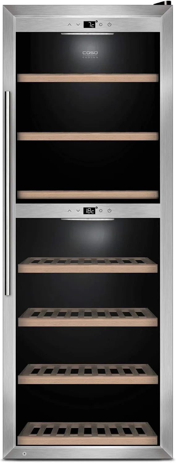Caso, Vinné skříně, WineComfort 1260 Smart, Černá, 126 l, 31 cm