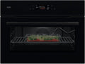 AEG NKK8N621B, Trouby, MealAssist kompaktní trouba s mikrovlnnou troubou černá, 455 x 595 x 567 mm, 44 l, 25 W