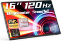 Intehill F16ZB, Monitory, 16 palců Přenosný Gaming Monitor 120Hz, FHD 1920 × 1200 IPS 16: 10, Antireflexní, Černá, 120Hz, 1920 × 1200, 75 × 75mm