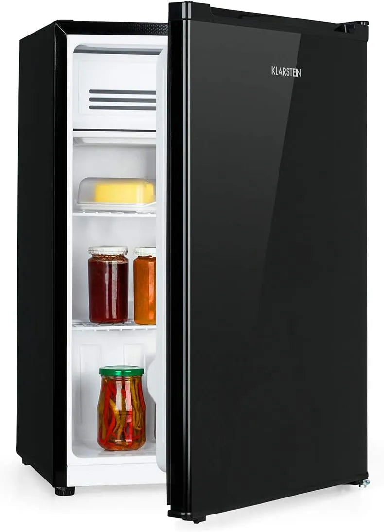 Klarstein, Minichladničky, Clearstone Delaware lednice, 76 l kapacita, 2 ohebné skleněné podlahy, mrazák: 4, antracit, 76 l, 4 l, 2 L, 21 g