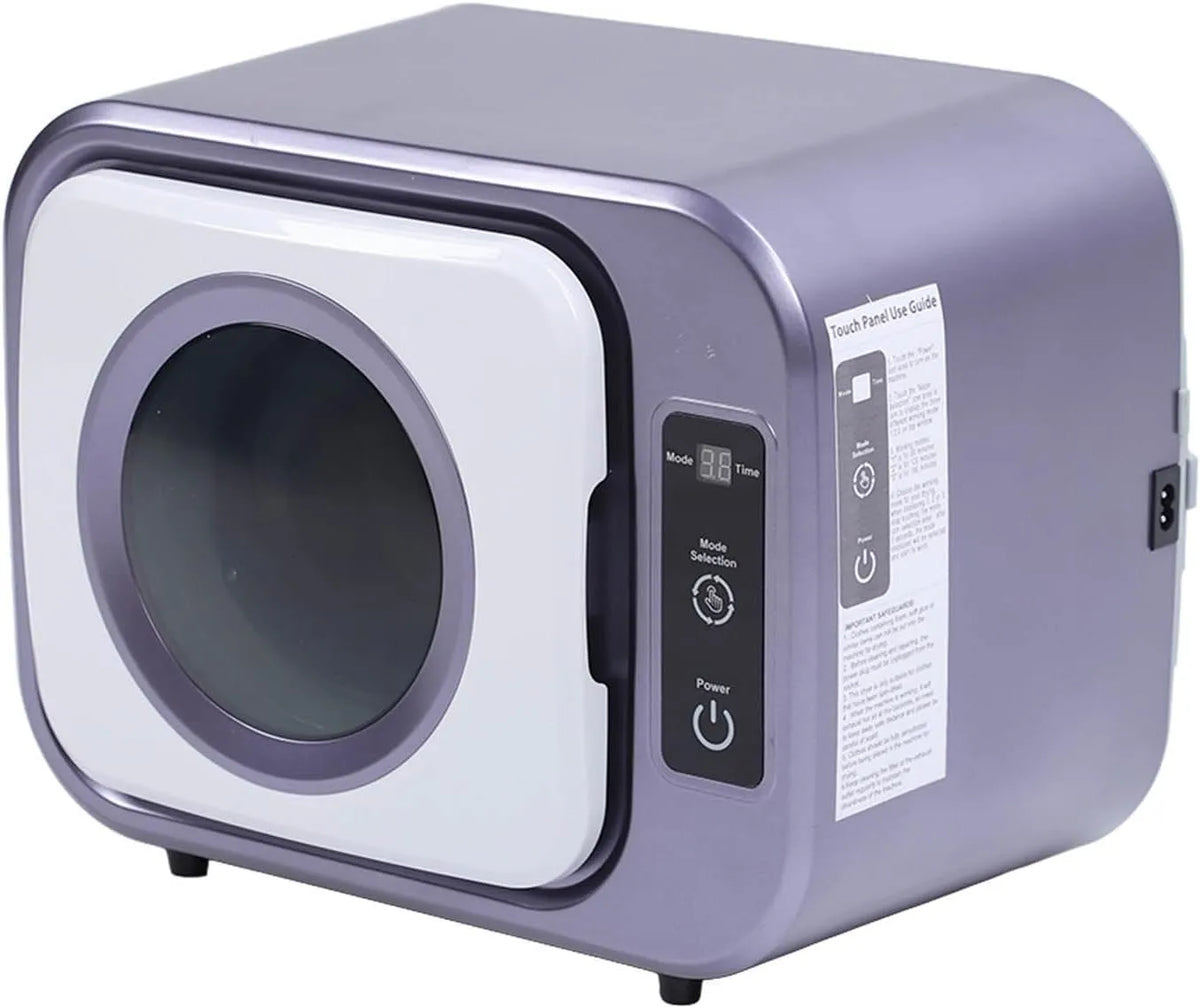 Cryfokt, Sušičky s tepelným čerpadlem, Kryfokt Kompaktní bubnová sušička, 300W Přenosný bubnová sušička, Elektrický, Bílá, 300W, 6050 g