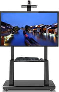 SaryEdge, Stojanové nohy, Stojan na válcích, mobilní TV vozík, přenosný vysoce výkonný vozík pro 55-75, Černá, OLED, 105 kg, 230 kg, 55 '
