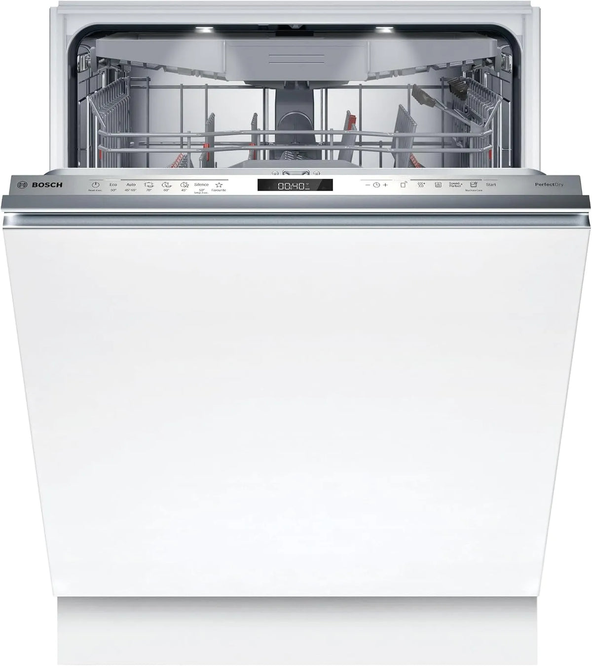 Bosch SBV6ZCX25E, Myčky nádobí, 60 cm, Myčka na nádobí XXL, plně integrovaná 60 cm, série 6, vyrobeno v Německu, zásuvka, Stříbrná, 5 cm