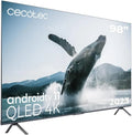 Cecotec VQU30098 TV98, Televizory, +S QLED 'Smart TV V3 + series + S, 4K UHD, Android TV11, Bezrámový, Google, Černá, QLED, 98 ', 4K, 48 G