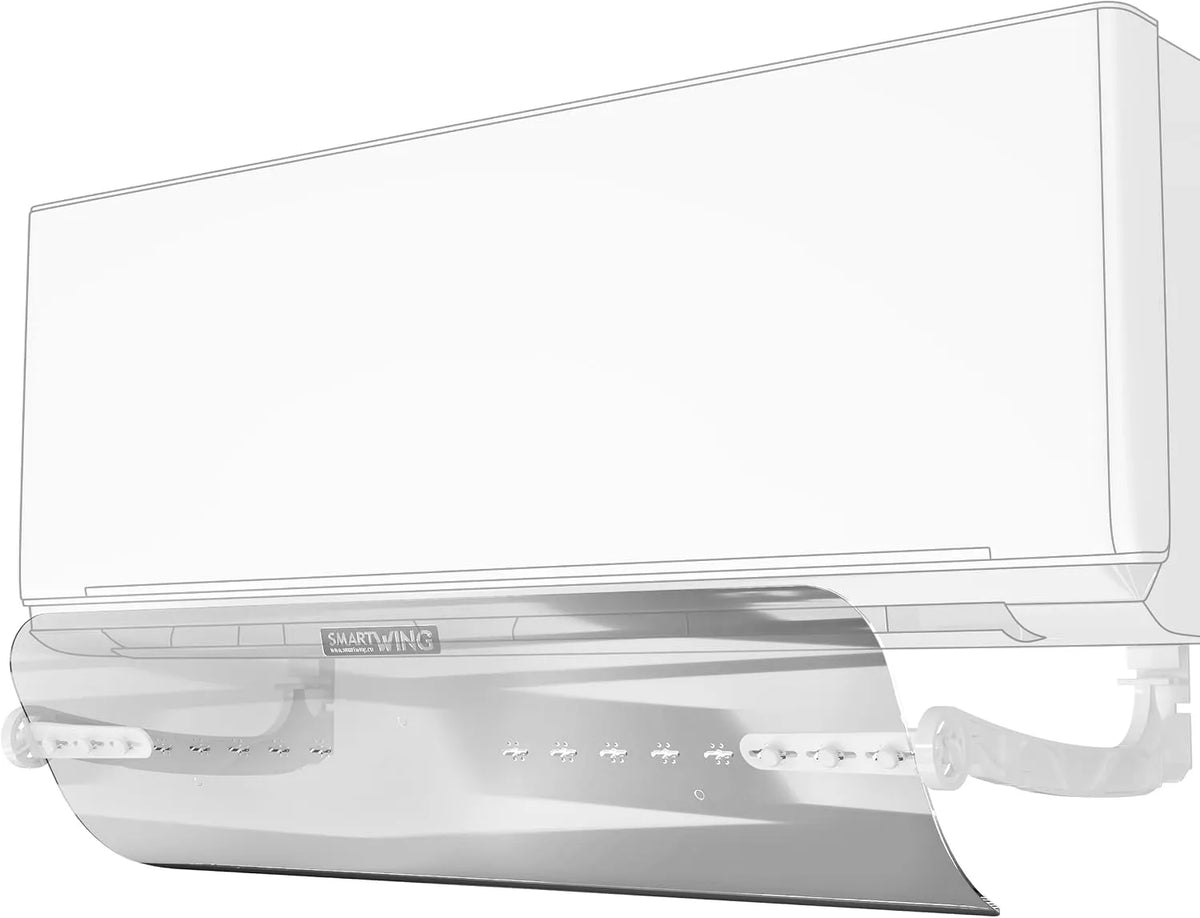 Smart Wing, Paliva, mřížky a větrání, Standardní klimatizační vzduchové deflektory do 60 cm, Bílá, 60 cm, 360 G