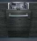 Siemens SR63EX28KE iQ300, Myčky nádobí, 60 cm, Plně integrovaná myčka nádobí, D, 63 kWh, 9 MGD, Smart Home kompatibilní, Stříbrná, 63 kW