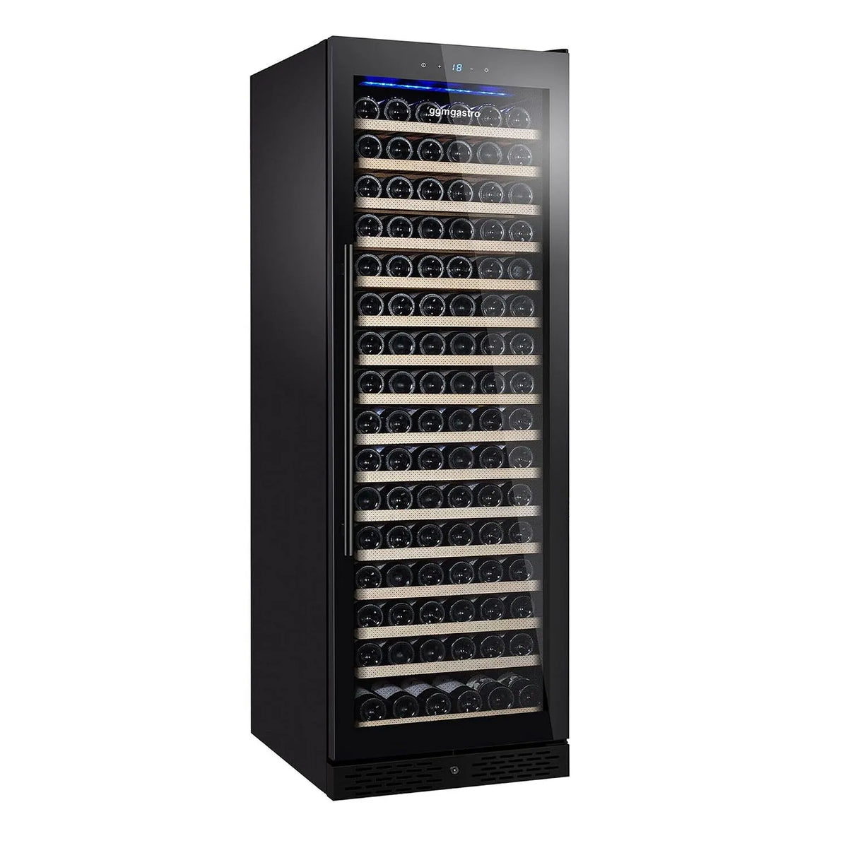GGM Gastro, Nápojové chladničky, GGMGastro Lednice na víno 450 L 1 klimatické zóny, Černá, 450 L, 171 l, 595 mm, 680 mm
