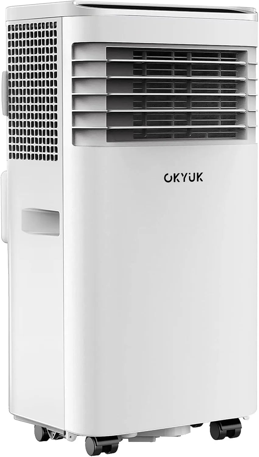 OKYUK, Mobilní klimatizace, Mobilní klimatizace 7000 BTU s hadicí, Bílá, 7000 BTU, 135 cm