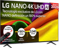 LG 75NU900B6LA.AEU, Přenosné televizory, Černá, 6L, 4K, 7 L, 7 G