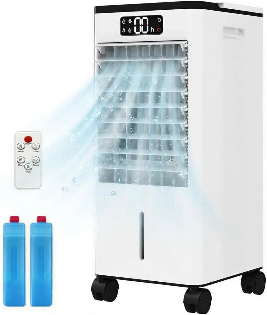GarveeLife 3-in-1, Mobilní klimatizace, Mobilní klimatizace 7L vodní nádrž, přenosný ventilátor, Bílá, 7L, 45 dB, 0, 13 kW
