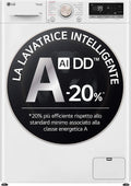 LG F4R7013TSWG, Pračky, AI DD pračka 13 kg, přední nakladač, série R7, třída pračky A -20%, 1400 ot. /, Bílá, 13 kg, 61, 5 cm, 4 v
