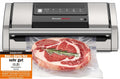 Bonsenkitchen, Zařízení pro svařování filmů, Bonsenkuchyňský vakuový přístroj, 15 L / min sací výkon, 135W vysavač, Černá, 15 L, 135W, 3 mm