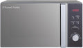 Russell Hobbs RHM2076S, Samostatné mikrovlnné trouby, Volně stojící kompaktní mikrovlnná trouba, 800 W, 20 L, stříbrné barvy, Černá / stříbrná