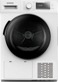 HEINNER HHPD-M9G3A, Sušičky s tepelným čerpadlem, +++ + + - 9 kg sušička na tepelná čerpadla, 14 programů, třída energie D, LED, Bílá, 9G, 9 kg