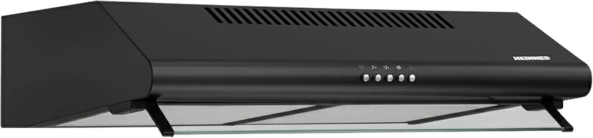 HEINNER CH-400-BK, Podstavné digestoře, 60 cm nerezová podstavba - 326.4 m3 / h extrakce, 2 × 60 W motor, LED osvětlení, Stříbrná, 60 cm, 2 × 60
