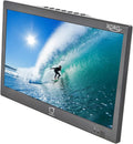 Xoro DVB-T2, TV a domácí kino, PTL 1055-10 palcový přenosný TV s HD tuner, USB přehrávač médií, výstup HDMI, AV, Černá, 25, 6 cm, 1024 x 600