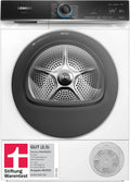 Siemens iQ700 WQ45B2B40, Sušičky s tepelným čerpadlem, Vysoušeč tepelných čerpadlů Smarter 9 kg autoDry, Černá, 700 V, 9 kg, 2.5 G