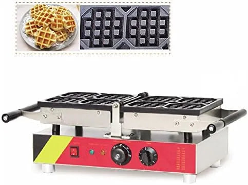 CGOLDENWALL np-536, Ohebné trubky, potrubí a hadice, np- 536 180 stupňů 4 houpací vafle stroj Grid Waffle Baker držet komerční, Černá, 220V, 4 v