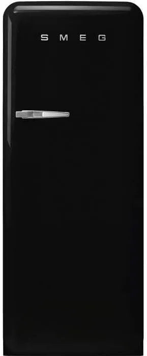 Smeg FAB28RBL6, Kombinované chladničky s mrazákem, Mrazák, výška 153.0 cm, šířka 60.01 cm, retro design, Černá, 153.0 cm, 60.01 cm