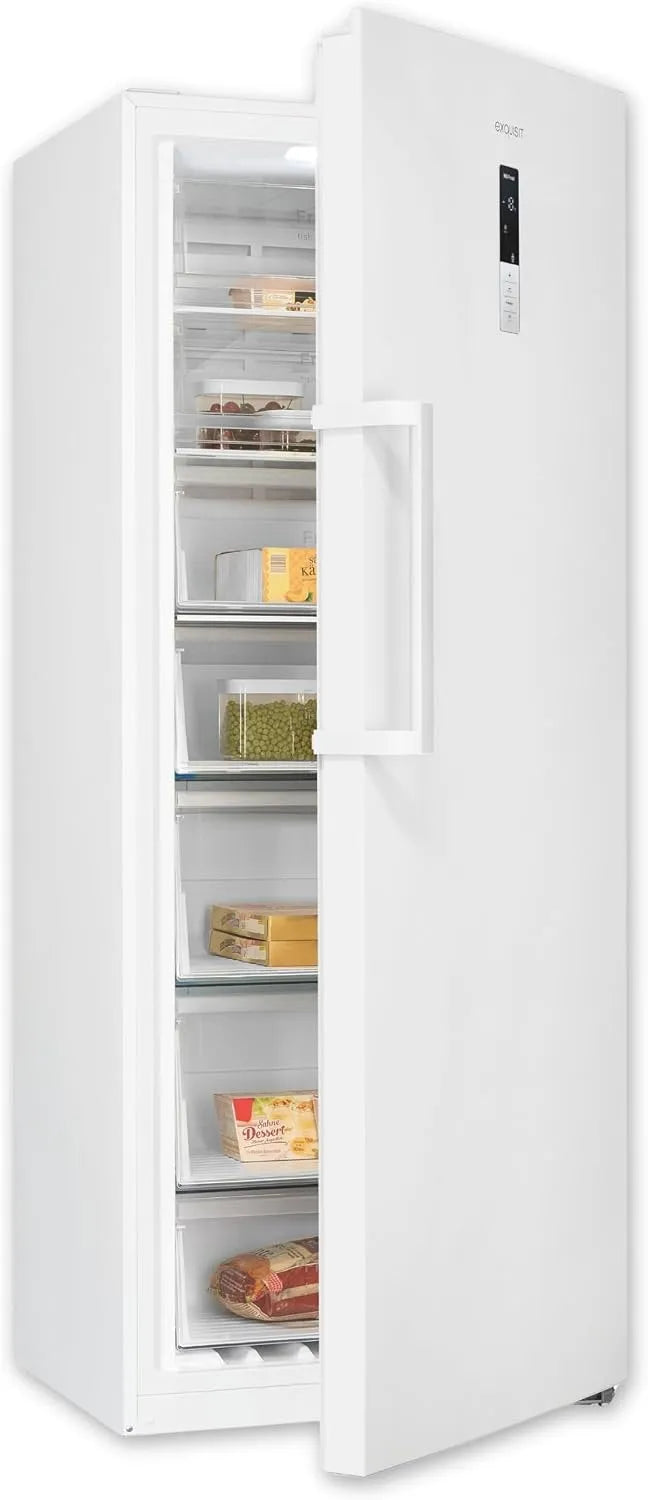 Exquisit, Mrazničky, Expresní mrazák - 380 l - No Frost - 5 zásuvek - bílá, Bílá, 380 l, 39 dB