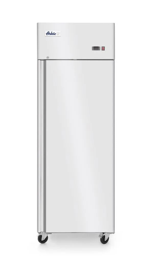 HENDI 730x845x, Chladničky, Mrazák, jednodveřové, na kolech, 18 až -22 ° C, Automatický odmrazovací systém, Stříbrná, 15kg, 600L, 230V, 500W