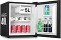 Wintem, Minichladničky, Minifridge Bar černý 48L s mrazákem 5L - chladicí kapacita 0 ° / 10 ° C, Černá, 48L, 5L, 85W, 44 x 47 x 53 cm