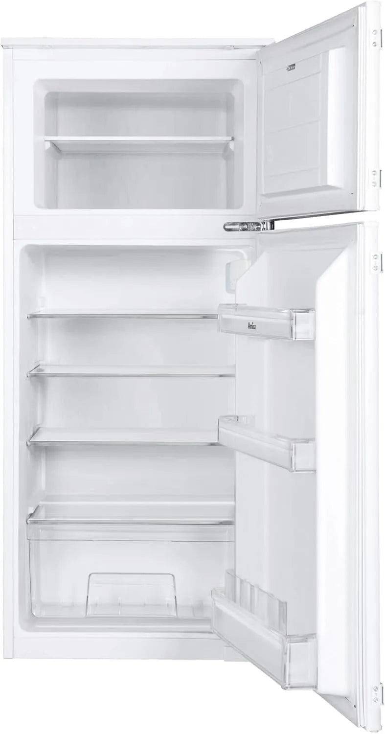 Amica, Kombinované chladničky s mrazákem, built- in lednice- mrazák 170 L 122.6 x 54 x 54 cm EDTS 372 901, Bílá, 170 L, 6 x 54 x 54 cm, 122 cm