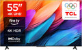 TCL 55-Zoll 55PF650A, Televizory, 55-inch 4K Ultra HD, HDR TV, Smart LED Fire TV (Dolby Vision, Dolby Atmos, DTS, Černá, 4K, 1G