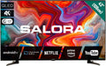 SALORA 43QLEDTV, Přenosné televizory, Android Smart TV, Černá, QLED, 4K, 1000Hz