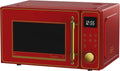 Kaiser, Teplovodní mikrovlnná trouba, Empire M 2530 Redem Retro Mikrovlnná trouba 25L Mikrovlnná trouba s funkcí Hot, Černá / stříbrná, 25L