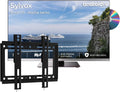 SYLVOX 1080P, Televizory, 12 Volt TV, 22 palců Camping Travel TV, Integrated Android TV integrovaný DVD, Černá, 12 V, Full HD, 32V