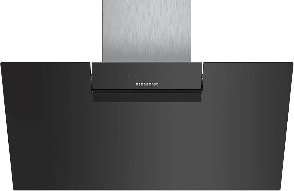 Siemens LC87KEM60, Nástěnné digestoře, záhlaví 80 cm černá, 80 cm, 69 dB, 2 x 1, 5W