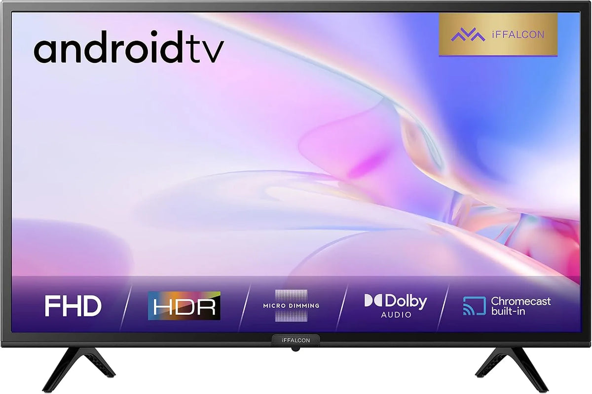 iFFALCON iFF32S52, Televizory, TV 32 palců (80cm) Smart TV (HDR, Triple Tuner, Micro Dimming, Android TV, Prime, Černá, 80cm