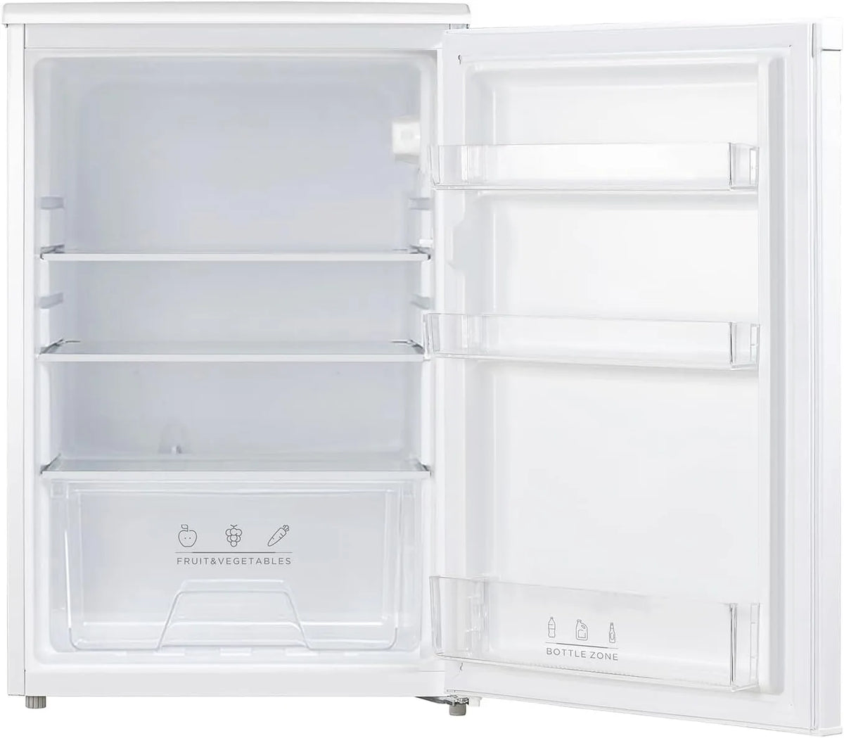 Comfee, Chladicí přístroje bez chladničky, Komfeje 131L lednice bez mrazáku, invertor kompresoru, 72 kWh / rok, Bílá, 131L, 72 kW, 4 x 55