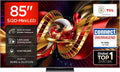TCL HDR10 85C8L, Televizory, + SQD- mini LED 85 palců TV, 4K Smart TV, Google TV, Černá, 8L, mini LED, 4K, 1L
