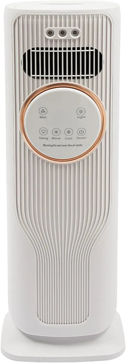 NoneDanGee 4-in-1, Mobilní klimatizace Mobil Přenosný chladič vzduchu, chlazení, topení, čištění a, Bílá, 45 W, 1000 W, 2000 W