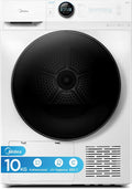 Midea MD20EH100WB-A3, Sušičky s tepelným čerpadlem, Vysoušeč teplého čerpadla / 10 kg / EEK A + + + / UV hygiena / ochrana proti, Bílá, 100W, 3 V
