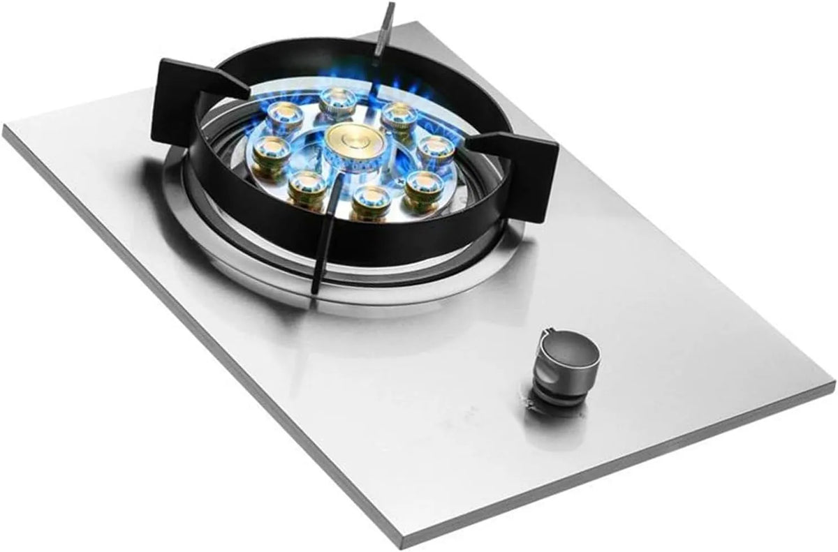 Generic, Velké domácí spotřebiče, Plynové sporáky, kamna pro domácnost s hořákem, 5.5 KW stůl / budova-v duálním, Šedá, 5.5 KW, 2 cm