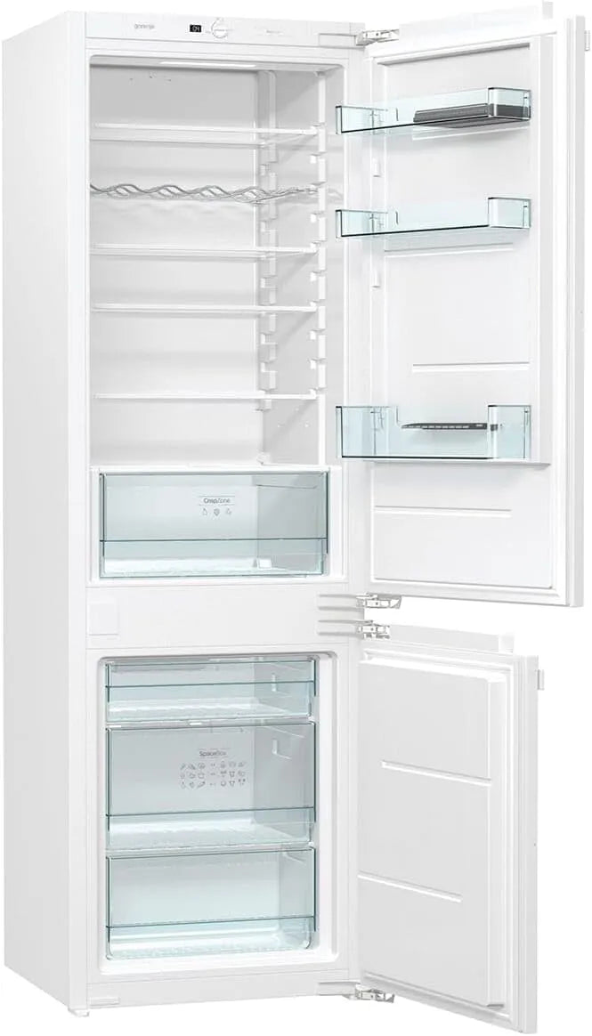 Gorenje NRKI2181E1, Kombinované chladničky s mrazákem, Krytý chladící box, Bílá, 1x7