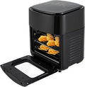 PINYELIN, Horkovzdušné fritézy, 1400W Airfrier teplovodní fritéza, 15L Smart Airfrier Herd Air frier s digitálním, Černá / stříbrná, 1400W, 15L