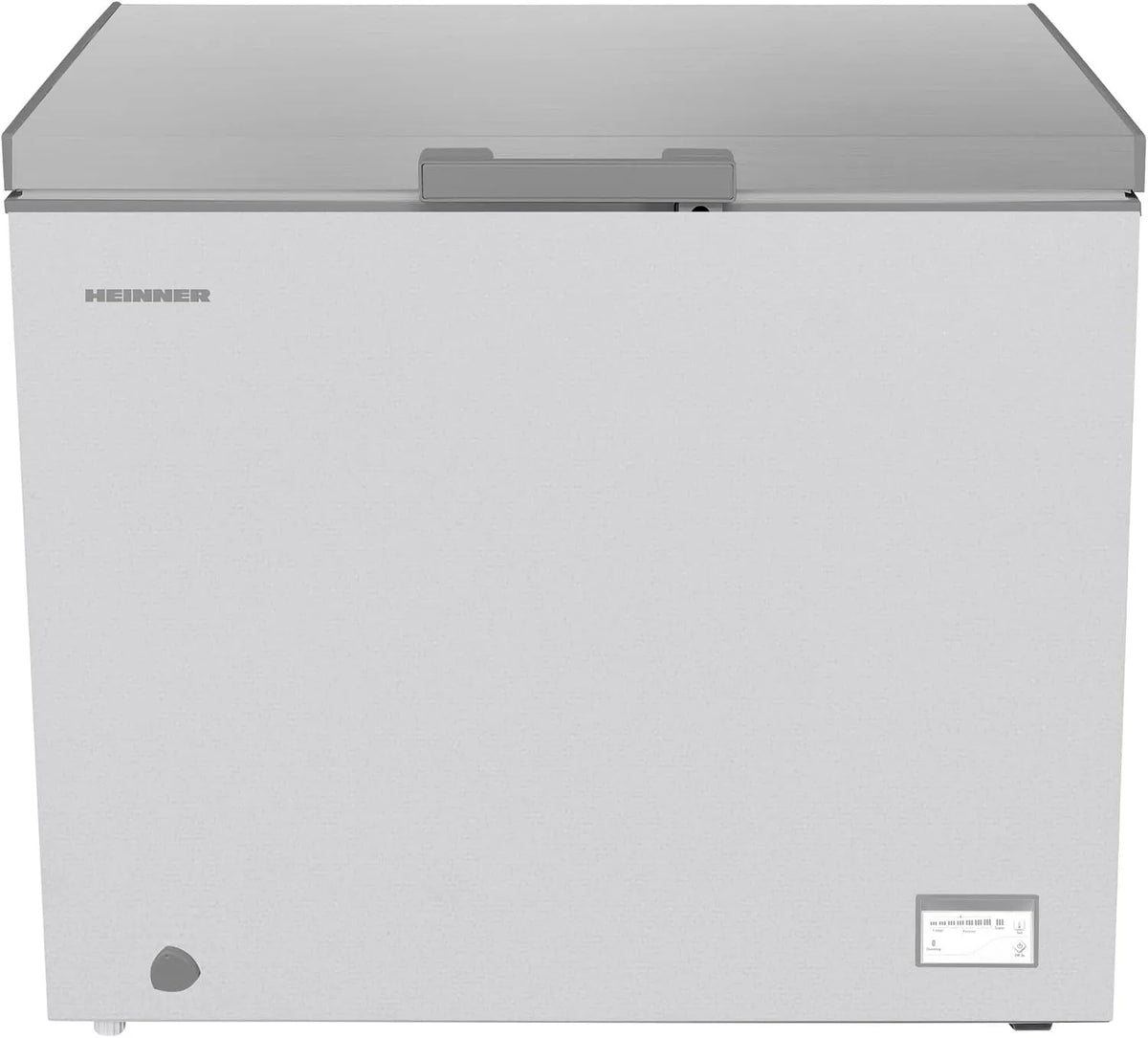HEINNER HM246CSE HCF-HM246CSE, Zmrazovací zařízení, ++ HCF- + + - Mrazicí zařízení 246L - Energetický, inverter- kompresor, rychlá, Stříbrná, 246L