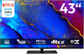 MEDION, Televizory, 108 cm (43 palců) TV (Smart TV, 4K, Dolby Vision HDR, Prime Video, Disney +, Černá, 108 cm, 43 ', 840 x 2